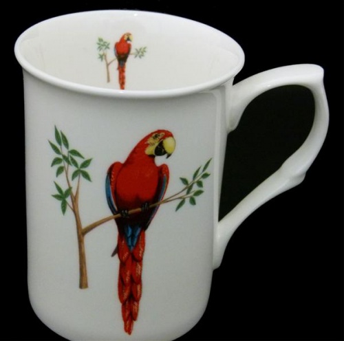 Scarlet Macaw China Mug