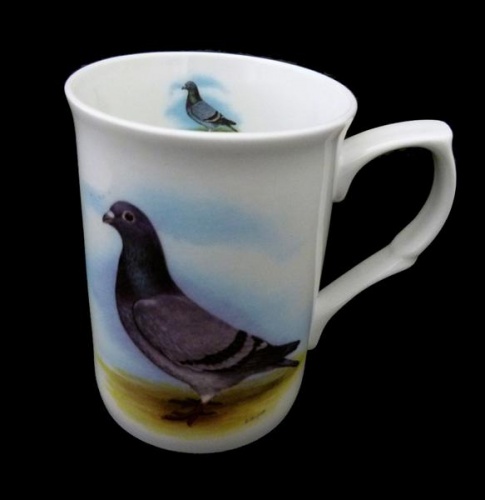 Racing Pigeon China Mug