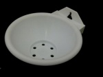 Canary Nest Pan White Plastic